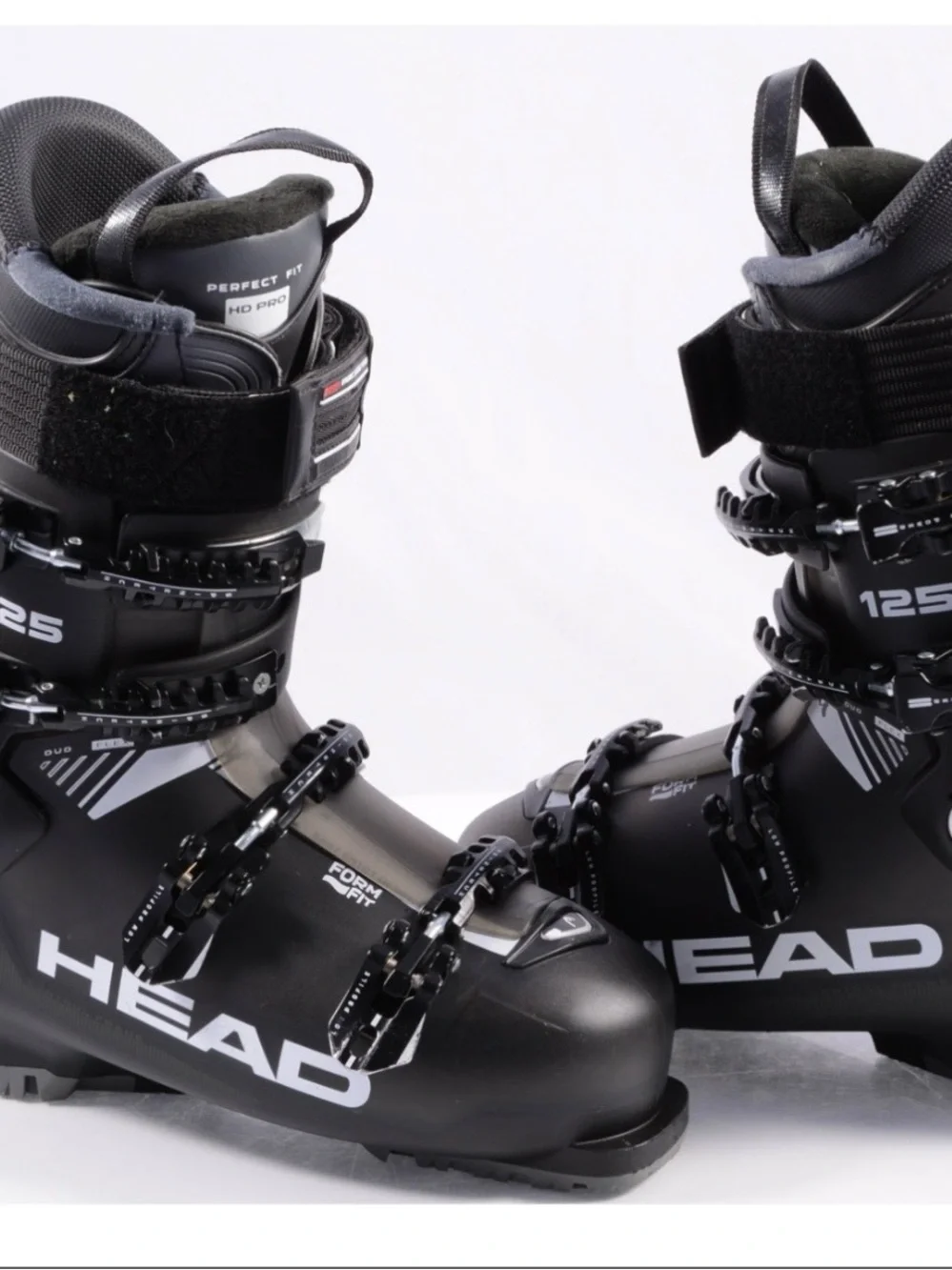 Head Men's Black Alpine Ski Boot - 125 Flex 280-285  size 10-10.5